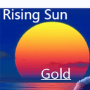 Rising Sun Gold trading robot logo