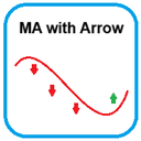 MA with Arrow trading robot logo
