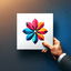 Flora trading robot logo