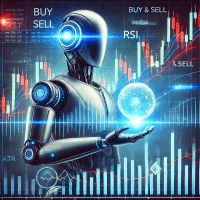 Moving Average Crossover with RSI trading robot logo