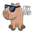 Capybara trading robot logo