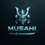 Musahi trading robot logo