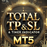 Total TP SL and Timer Indicator MT5