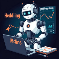 Hedging positions trading robot logo