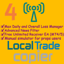 Local Trade Copier trading robot logo