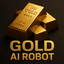 Gold AI Robot trading robot logo