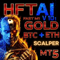 HFT Fast M1 Gold Scalper MT5 EA trading robot logo