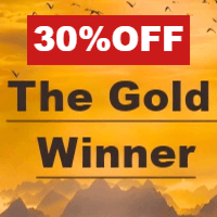 The Gold Winner MT5 Conservative Strategy Tester result, 7.54% simulated ROI