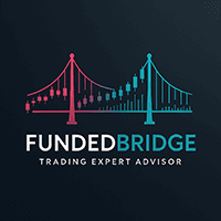 FundedBridge EA for Prop Firms Conservative Strategy Tester result, 8.13% simulated ROI