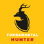 Fundamental hunter trading robot logo