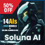 Soluna AI trading robot logo