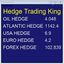 Hedge Trading King trading robot logo