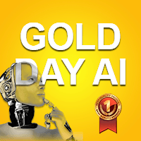 Gold Day AI Conservative Strategy Tester result, 8.42% simulated ROI