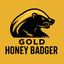Gold Honey Badger trading robot logo