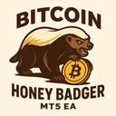 Bitcoin Honey Badger trading robot logo