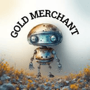 Gold Merchant trading robot logo