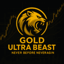 Gold Ultra Beast trading robot logo