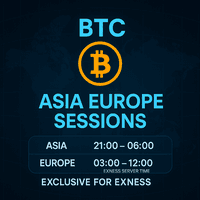 BTC Asia Europe Sessions Aggressive Strategy Tester result, -33.13% simulated ROI