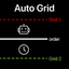 Auto Grid trades trading robot logo