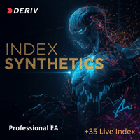 Index Synthetics Deriv Conservative Strategy Tester result, 8.7% simulated ROI