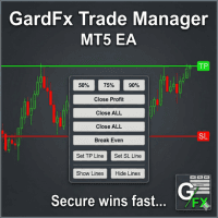 GardFx Trade Manager Conservative Strategy Tester result, 8.76% simulated ROI