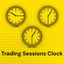 Trading Sessions Clock trading robot logo