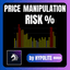 Price manipulation risk trading robot logo