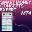 Smart Mony Concepts SMC Indicator For MT4 trading robot logo