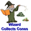 Wizard Collects Cones trading robot logo