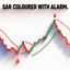 Colored SAR with Alert trading robot logo