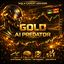 Gold ai predator trading robot logo
