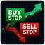 Buy stop hunter trading robot logo