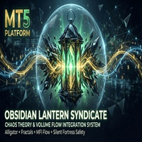 Obsidian Lantern Syndicate AI trading robot logo