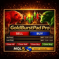 Trading Panel GoldBurst Pad Pro MT5 trading robot logo