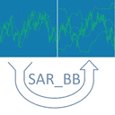 Bollinger Bands based on SAR trading robot logo