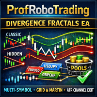 Divergence Fractals PRO PRT trading robot logo