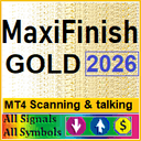 MaxiFinish Gold trading robot logo