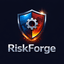 RiskForge trading robot logo