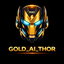 Gold AI Thor trading robot logo