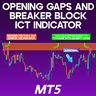 Opening Gaps Breaker Block ICT Indicator MT5