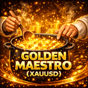 Golden Maestro trading robot logo