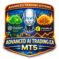 Advanced AI Trading EA MT5 Conservative Strategy Tester result, 9.74% simulated ROI