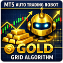 Gold Grid Algorithm trading robot logo
