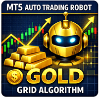 Gold Grid Algorithm Conservative Strategy Tester result, 9.79% simulated ROI