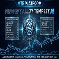 Midnight Alloy Tempest AI trading robot logo