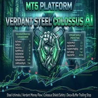 Verdant Steel Colossus AI trading robot logo