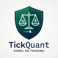 TickQuant Trading Panel Conservative Strategy Tester result, 9.83% simulated ROI