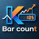 Bar count trading robot logo