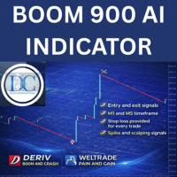 Boom 900 ai spike detector trading robot logo
