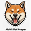 Happy Shiba Inu trading robot logo